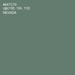 #647C70 - Nevada Color Image