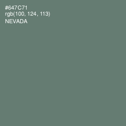 #647C71 - Nevada Color Image