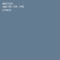 #647C91 - Lynch Color Image