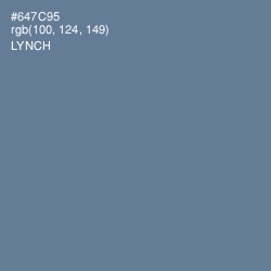 #647C95 - Lynch Color Image