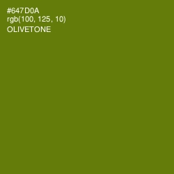 #647D0A - Olivetone Color Image