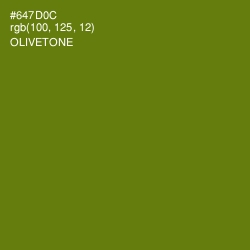 #647D0C - Olivetone Color Image