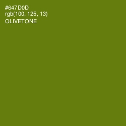 #647D0D - Olivetone Color Image