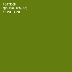 #647D0F - Olivetone Color Image