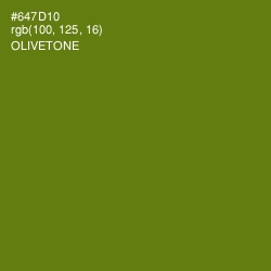 #647D10 - Olivetone Color Image