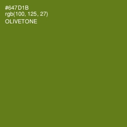 #647D1B - Olivetone Color Image