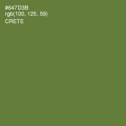 #647D3B - Crete Color Image