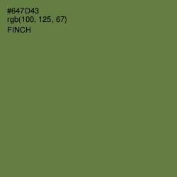 #647D43 - Finch Color Image