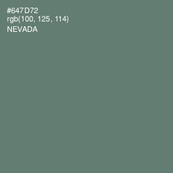 #647D72 - Nevada Color Image