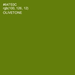 #647E0C - Olivetone Color Image