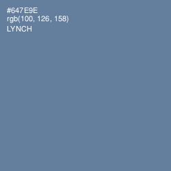 #647E9E - Lynch Color Image