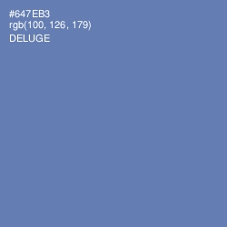 #647EB3 - Deluge Color Image