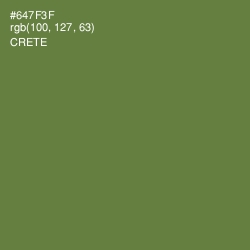 #647F3F - Crete Color Image