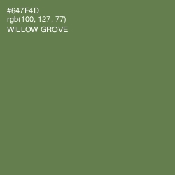 #647F4D - Willow Grove Color Image