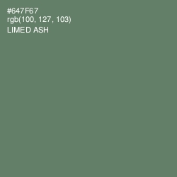 #647F67 - Limed Ash Color Image