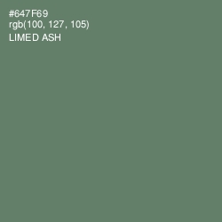 #647F69 - Limed Ash Color Image