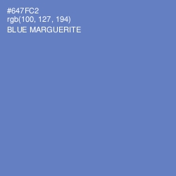 #647FC2 - Blue Marguerite Color Image