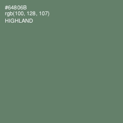 #64806B - Highland Color Image