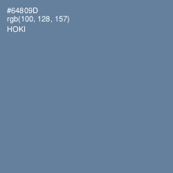 #64809D - Hoki Color Image