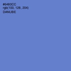 #6480CC - Danube Color Image