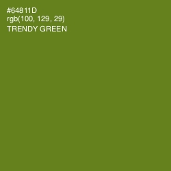 #64811D - Trendy Green Color Image