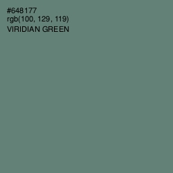 #648177 - Viridian Green Color Image