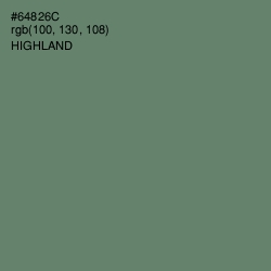 #64826C - Highland Color Image