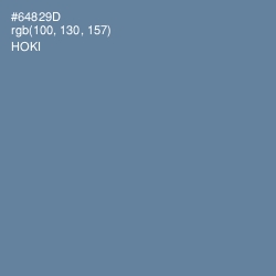 #64829D - Hoki Color Image