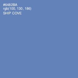#6482BA - Ship Cove Color Image