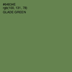 #64834E - Glade Green Color Image