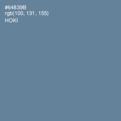 #64839B - Hoki Color Image