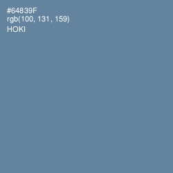 #64839F - Hoki Color Image