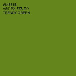 #64851B - Trendy Green Color Image