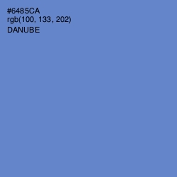 #6485CA - Danube Color Image