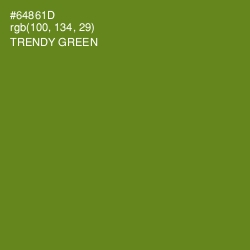 #64861D - Trendy Green Color Image