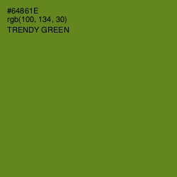 #64861E - Trendy Green Color Image