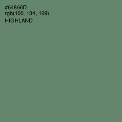 #64866D - Highland Color Image