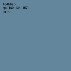 #64869D - Hoki Color Image