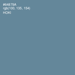 #64879A - Hoki Color Image