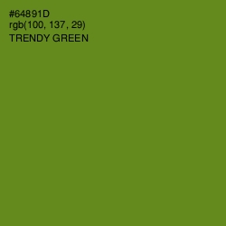 #64891D - Trendy Green Color Image