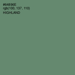 #64896E - Highland Color Image