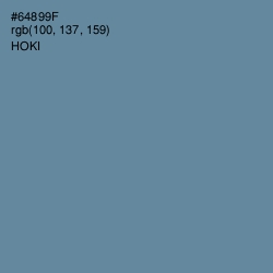 #64899F - Hoki Color Image