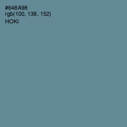 #648A98 - Hoki Color Image