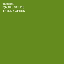 #648B1D - Trendy Green Color Image