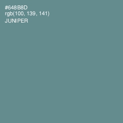 #648B8D - Juniper Color Image