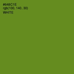 #648C1E - Trendy Green Color Image
