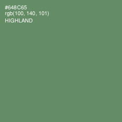 #648C65 - Highland Color Image