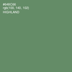#648C66 - Highland Color Image