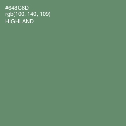#648C6D - Highland Color Image