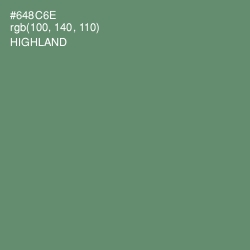 #648C6E - Highland Color Image